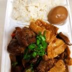Best Braised Goat with Mushroom and Dry Beancurd in Queens, NY